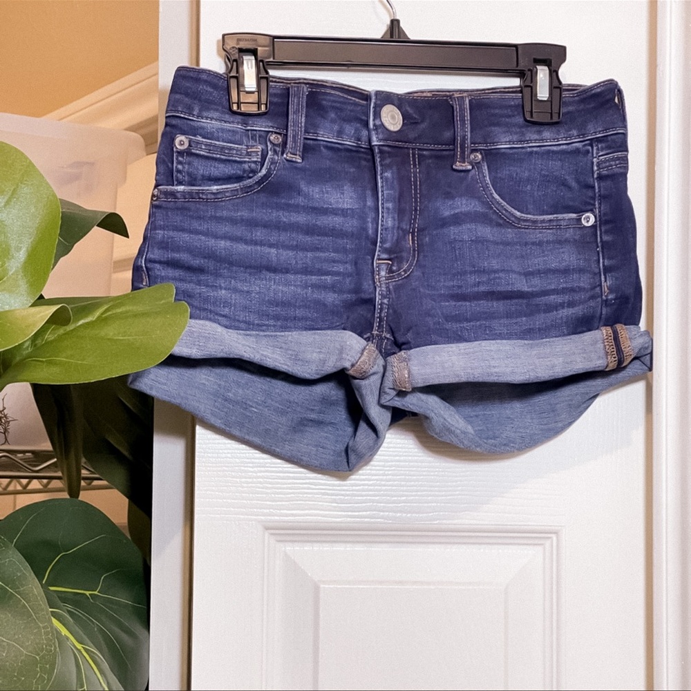 💙🆕American eagle blue Jean shorts size 0